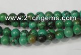 CNT351 15.5 inches 6mm round turquoise beads wholesale