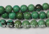 CNT352 15.5 inches 8mm round turquoise beads wholesale