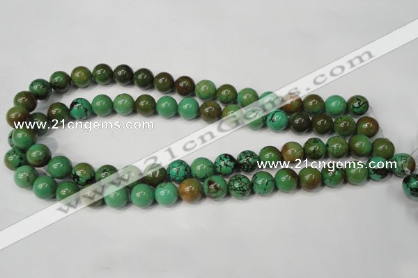 CNT354 15.5 inches 12mm round turquoise beads wholesale