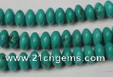 CNT361 15.5 inches 5*8mm rondelle turquoise beads wholesale