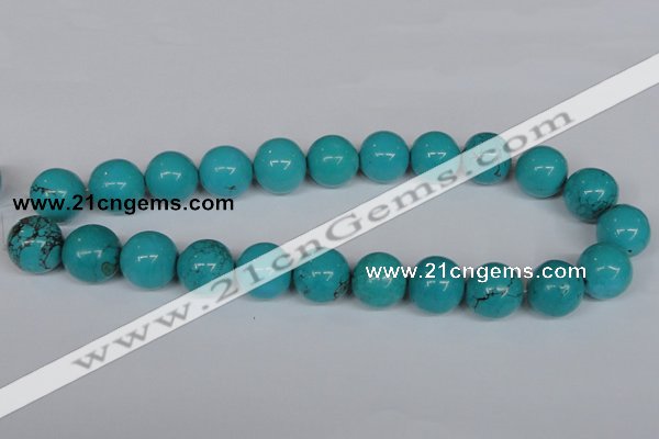 CNT39 16 inches 4mm round turquoise beads wholesale