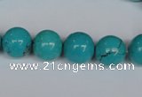 CNT41 16 inches 8mm round turquoise beads wholesale