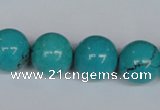 CNT44 16 inches 14mm round turquoise beads wholesale