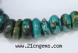 CNT500 15.5 inches 4*8mm - 8*18mm nuggets turquoise gemstone beads