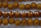 CNW02 15.5 inches 6mm round nangka wood beads wholesale