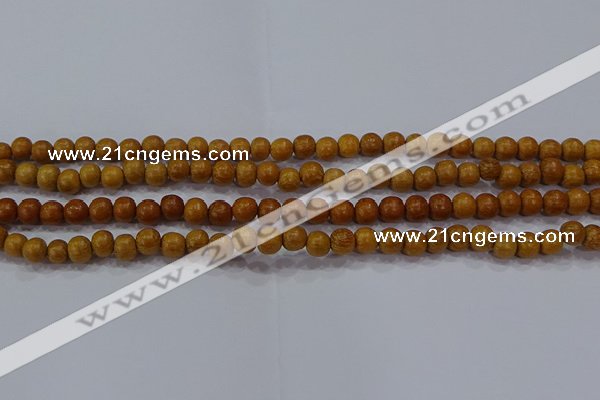 CNW02 15.5 inches 6mm round nangka wood beads wholesale