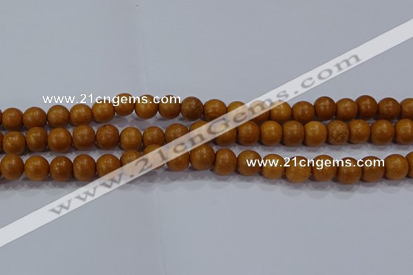 CNW03 15.5 inches 8mm round nangka wood beads wholesale