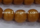 CNW05 15.5 inches 12mm round nangka wood beads wholesale