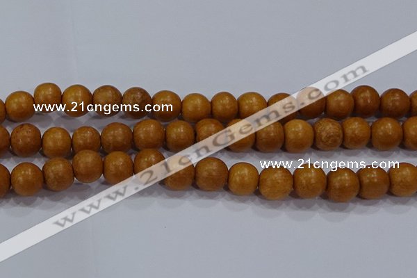 CNW05 15.5 inches 12mm round nangka wood beads wholesale