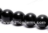 COB02 15 inches 8mm round black obsidian gemstone beads wholesale