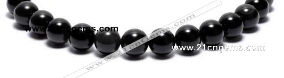 COB03 16 inches 10mm  round black obsidian gemstone beads wholesale