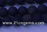 COB278 15.5 inches 6mm round matte golden obsidian beads wholesale