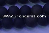 COB279 15.5 inches 8mm round matte golden obsidian beads wholesale