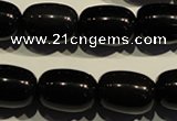 COB464 15.5 inches 13*18mm drum black obsidian beads wholesale