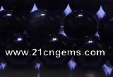 COB704 15.5 inches 12mm round ice black obsidian beads wholesale