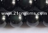 COB723 15.5 inches 10mm round black obsidian gemstone beads