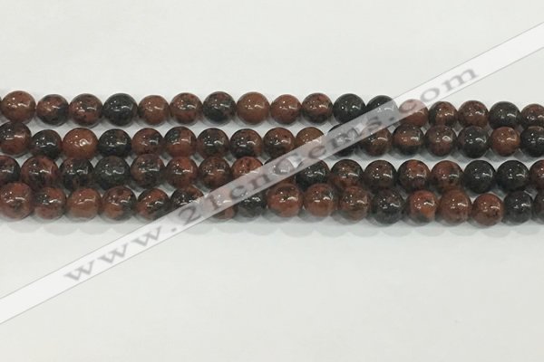 COB751 15.5 inches 6mm round mahogany obsidian beads wholesale