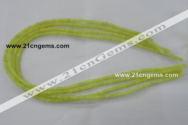 COJ101 15.5 inches 4mm round olive jade beads wholesale