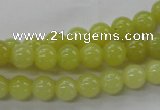 COJ103 15.5 inches 8mm round olive jade beads wholesale