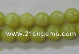 COJ104 15.5 inches 10mm round olive jade beads wholesale