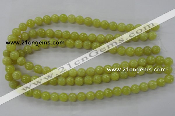 COJ104 15.5 inches 10mm round olive jade beads wholesale