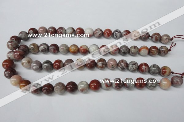 COJ205 15.5 inches 12mm round blood stone beads wholesale