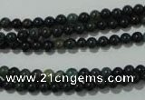 COJ300 15.5 inches 4mm round Indian bloodstone beads wholesale