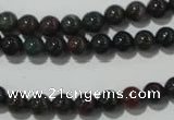 COJ301 15.5 inches 6mm round Indian bloodstone beads wholesale