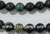 COJ303 15.5 inches 10mm round Indian bloodstone beads wholesale