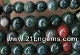 COJ330 15.5 inches 4mm round Indian bloodstone beads wholesale