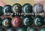 COJ331 15.5 inches 6mm round Indian bloodstone beads wholesale