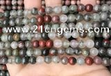 COJ481 15.5 inches 6mm round blood jasper beads wholesale