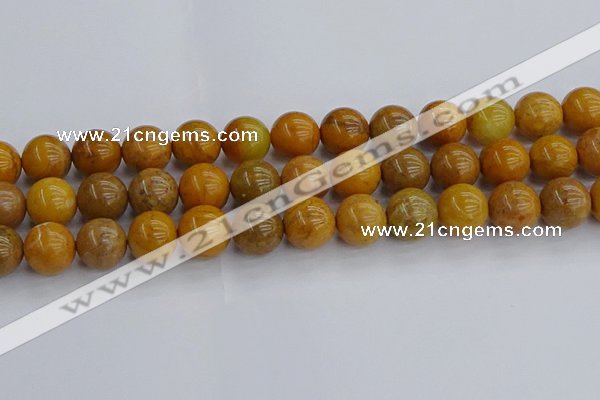 COJ604 15.5 inches 12mm round orpiment jasper beads wholesale