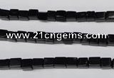 CON30 15.5 inches 4*4mm cube black onyx gemstone beads