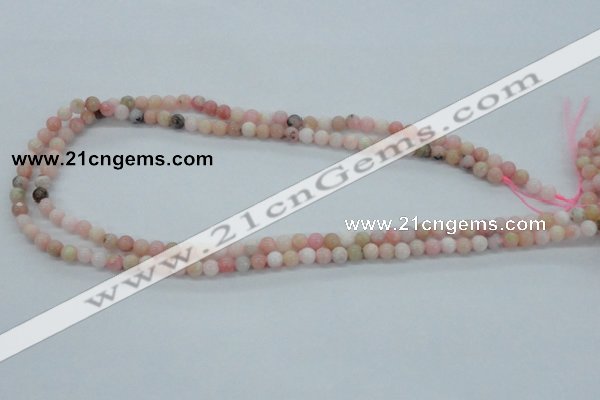 COP01 15.5 inches 5mm round natural pink opal beads wholesale