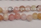 COP1001 15.5 inches 4mm round natural pink opal gemstone beads