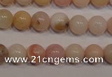 COP1002 15.5 inches 6mm round natural pink opal gemstone beads