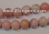 COP1004 15.5 inches 10mm round natural pink opal gemstone beads