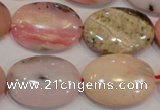 COP1026 15.5 inches 18*25mm oval natural pink opal gemstone beads