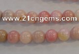 COP1061 15.5 inches 8mm round natural pink opal gemstone beads