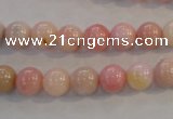 COP1061 15.5 inches 8mm round natural pink opal gemstone beads