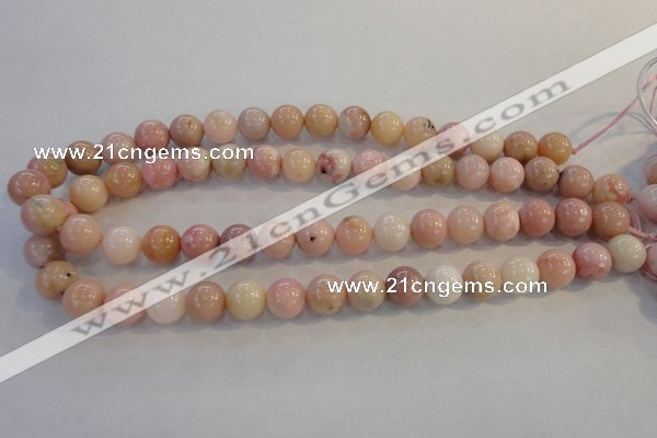 COP1063 15.5 inches 12mm round natural pink opal gemstone beads