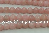 COP1211 15.5 inches 6mm round Chinese pink opal gemstone beads