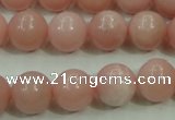 COP1214 15.5 inches 12mm round Chinese pink opal gemstone beads