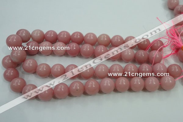 COP1216 15.5 inches 16mm round Chinese pink opal gemstone beads