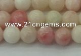 COP1226 15.5 inches 6mm round Chinese pink opal beads wholesale