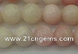 COP1227 15.5 inches 8mm round Chinese pink opal beads wholesale