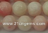 COP1229 15.5 inches 12mm round Chinese pink opal beads wholesale