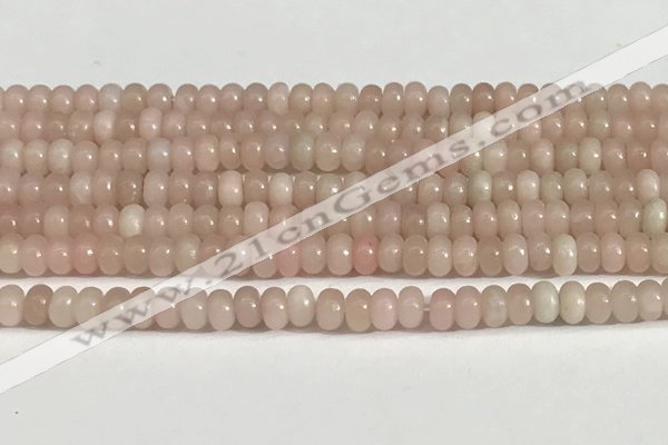 COP1236 15.5 inches 2.5*4mm rondelle Chinese pink opal beads