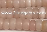 COP1237 15.5 inches 3.5*6mm rondelle Chinese pink opal beads